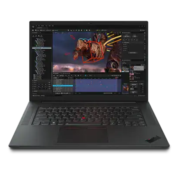 Lenovo ThinkPad P1 16  4K UHD Touchscreen Laptop (i7-13700H   32GB RAM   1TB SSD   6GB RTX A1000) For Sale