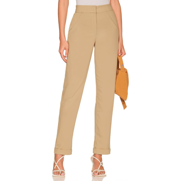 Women s High Waist Lightweight Solid Long Pants For Discount