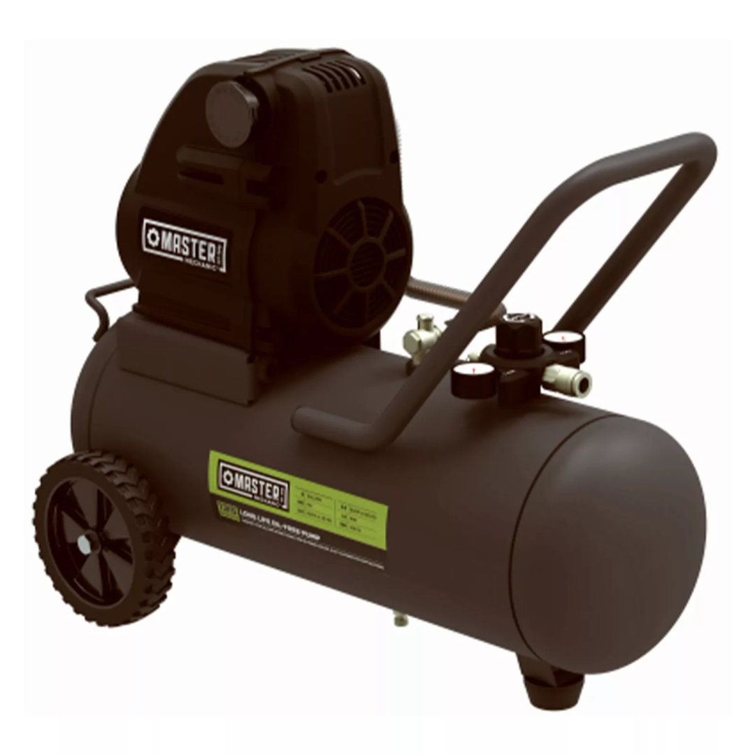Master Mechanic 8 Gallon Portable Oil Free Air Compressor With Motor Online