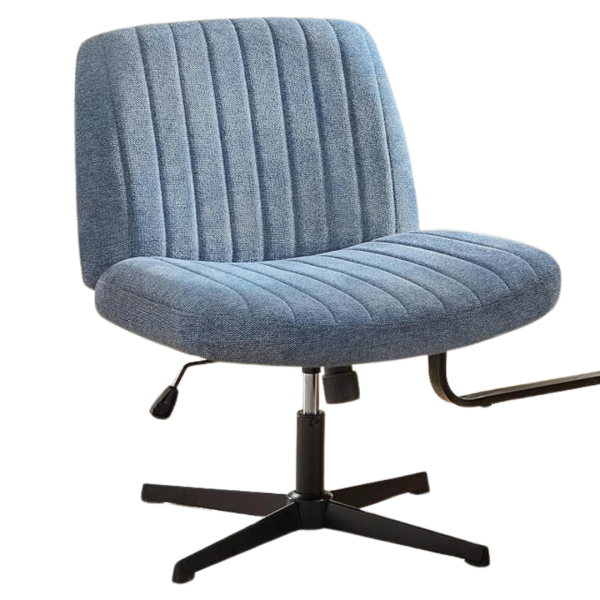 Sweetcrispy Height Adjustable Armless Office Desk Chair Supply