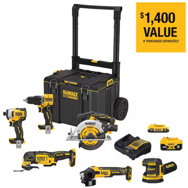 DEWALT 20-Volt MAX ToughSystem Lithium-Ion 6-Tool Cordless Combo Kit Sale