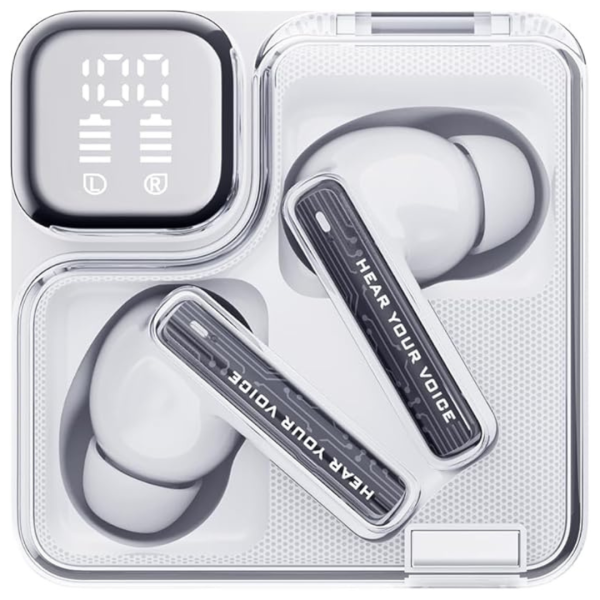 5.3 Bluetooth Ear Buds with 4 Mics & 4H Playtime Discount