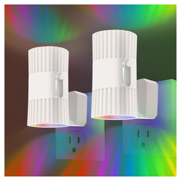 2-Pack LED Night Lights Plug Into Wall Sale