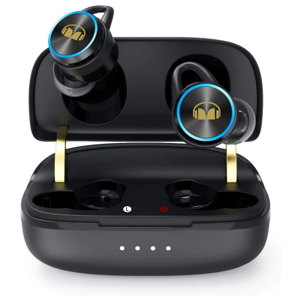 Monster In-Ear Bluetooth Headphones With Charging Case (5 Colors) Online Hot Sale