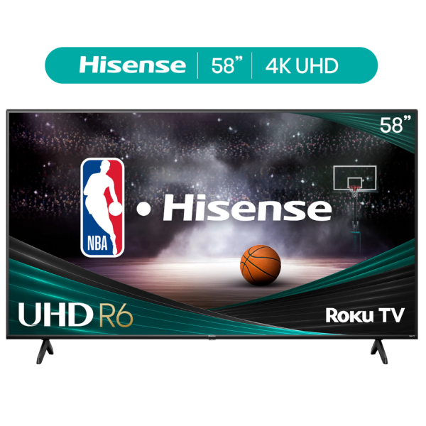 Hisense R6 Series 58  4K Ultra HDR Smart LED Roku TV Online Sale
