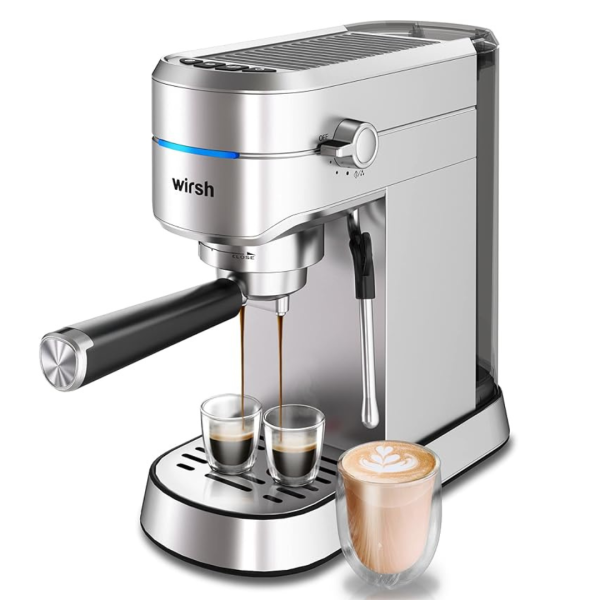 Wirsh 20 Bar Espresso Maker With Commercial Steamer Cheap