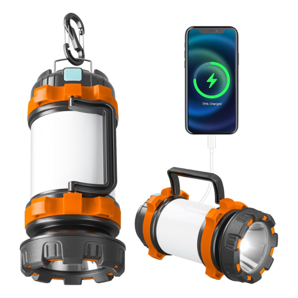Alpswolf IPX4 Waterproof Rechargeable Camping Flashlight W  Power Bank Cheap