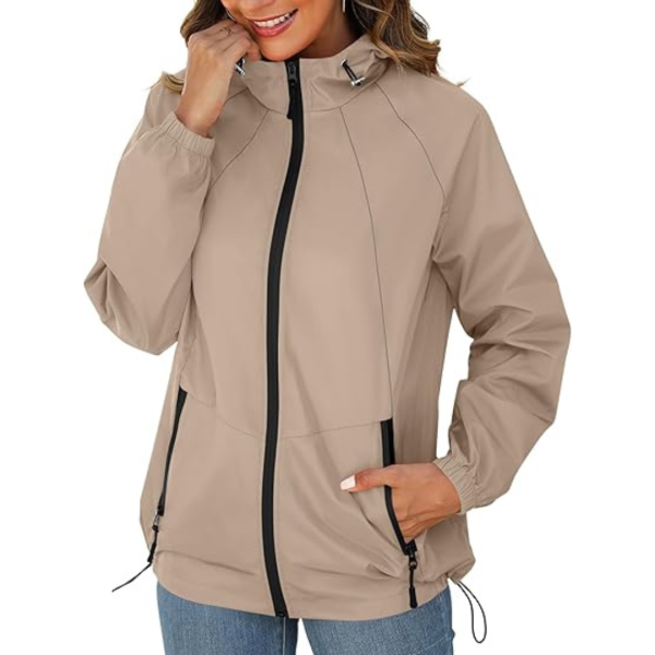 Women s Hooded Lightweight Packable Jacket Hot on Sale
