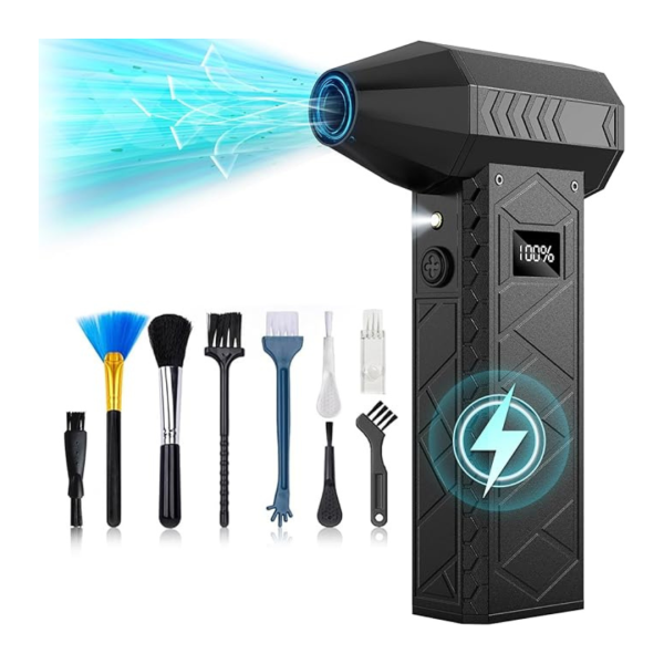 180000RPM 4-Gear Cordless 10000mAh Electric Compressed Air Duster Supply