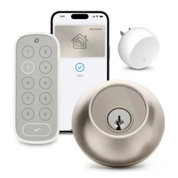 Level Lock+ Connect With Keypad Smart Lock Bluetooth Wi-Fi Replacement Deadbolt For Discount