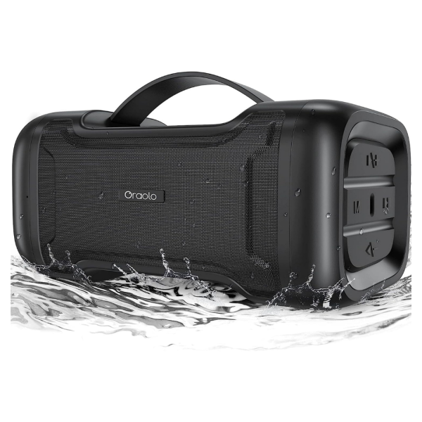 Oraolo Deep Bass Stereo Sound IPX6 TF SD Card Bluetooth Speaker For Sale