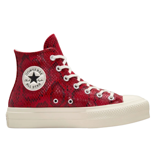 Chuck Taylor All Star Lift Platform Snakeskin Print Shoes on Sale