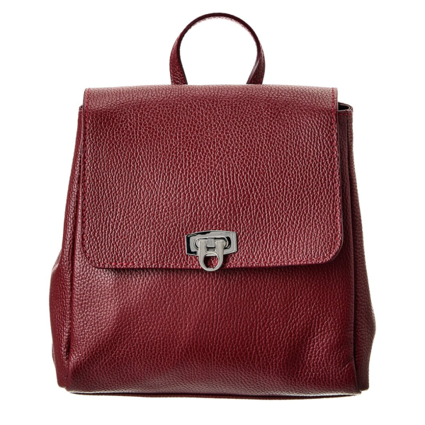 Italian Leather Women s High Quality Bordo Leather Backpack For Cheap