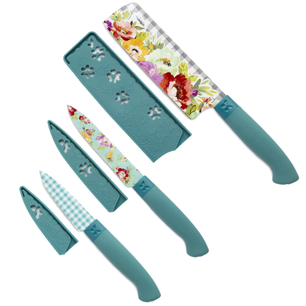 3-Piece The Pioneer Woman Stainless Steel Knife Set (Sweet Romance) Online Sale