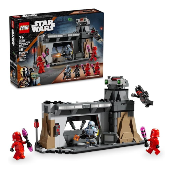 LEGO Star Wars Paz Vizsla & Moff Gideon Battle Mandalorian Toy 75386 Building Kit Online