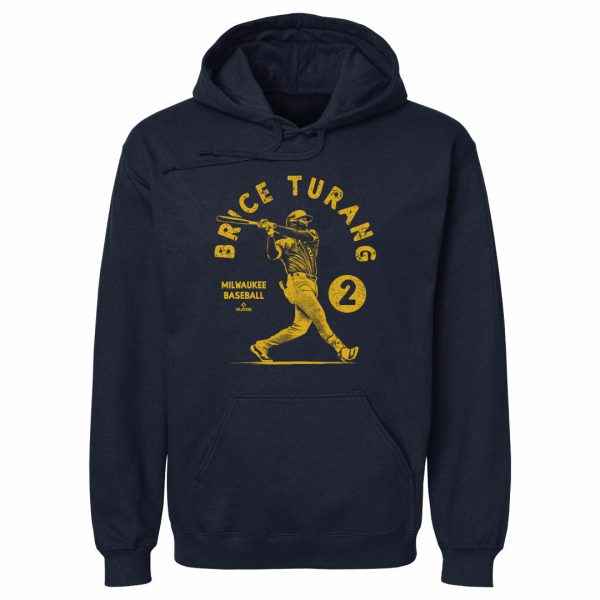 Brice Turang Milwaukee Stamp WHT on Sale