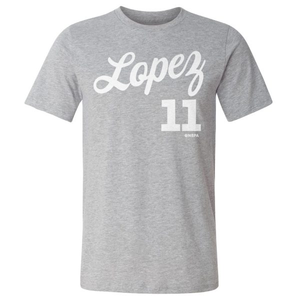 Brook Lopez Milwaukee Script WHT Sale - Image 4