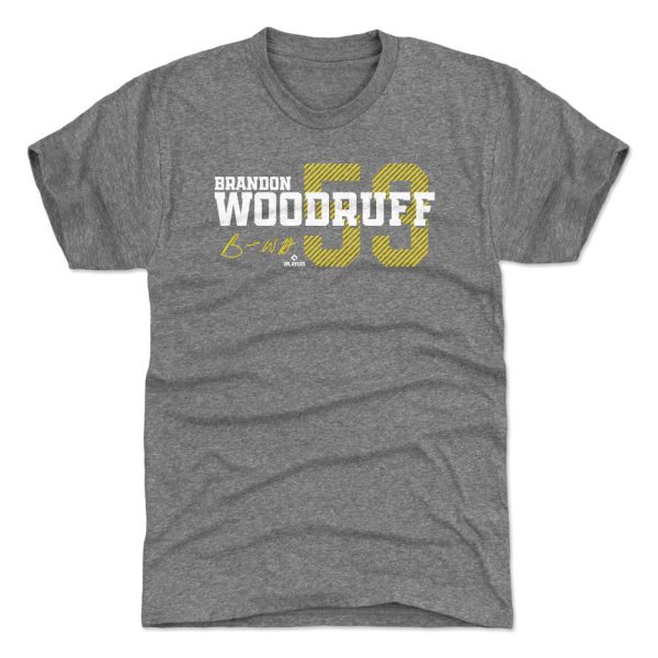 Brandon Woodruff Milwaukee Type WHT Online