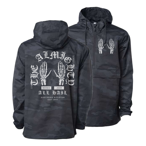 Norma Jean - The Almighty Norma Jean Black Camo Anorak Jacket Cheap