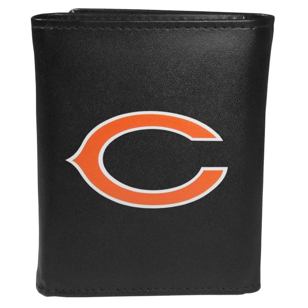 Chicago Bears Leather Trifold Wallet Discount - Image 4