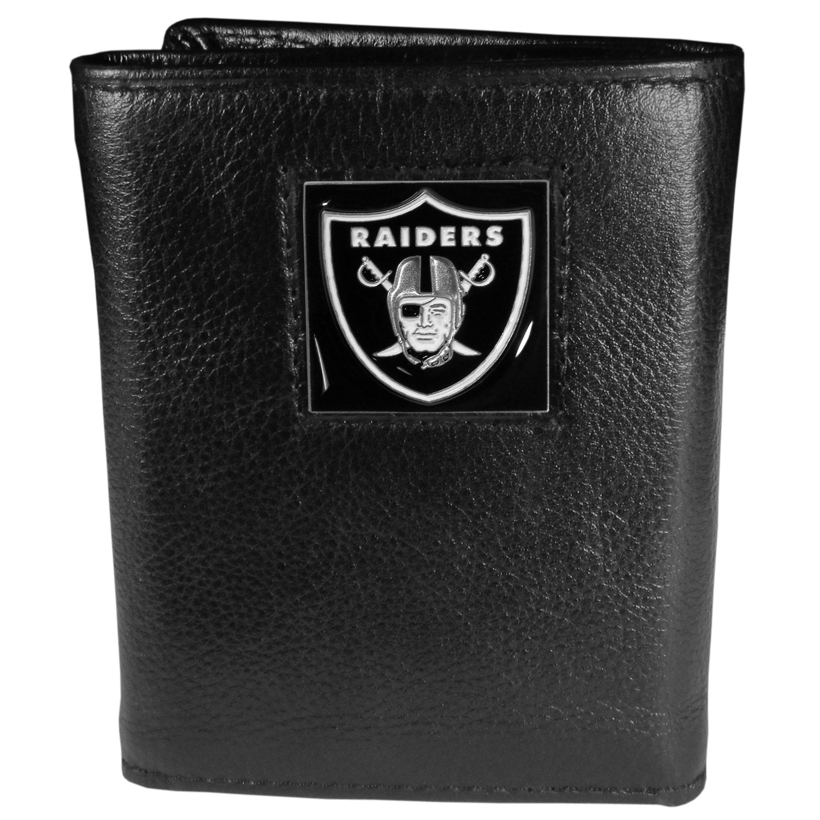 Raiders Leather Trifold Wallet on Sale