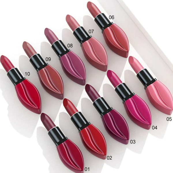 10 Colors Waterproof Big Mouth Nude Matte Lipsticks Long Lasting Lip Stick Not Fading Sexy Red Velvet Lipstick Makeup Cosmetic Hot on Sale - Image 4